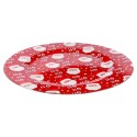 Punane jõuluvana taldrik, 33 cm | FreshDesign.ee