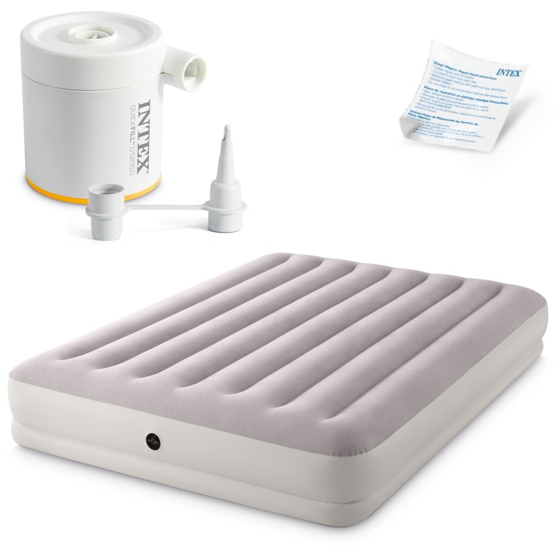 Täispuhutav madrats 203x152x30 cm elektripumbaga INTEX 64179