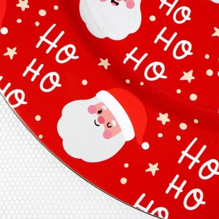 Punane jõuluvana taldrik, 33 cm | FreshDesign.ee