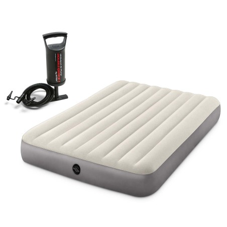 Täispuhutav madrats kahele inimesele kolbpumbaga, 203x152x25 cm, INTEX 64103