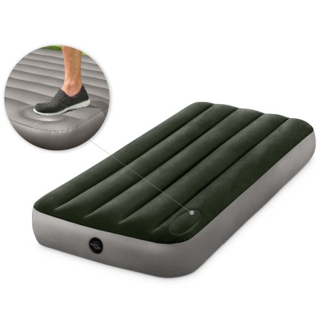 Täispuhutav madrats sisseehitatud jalapumbaga INTEX 64760, 191x79x25 cm