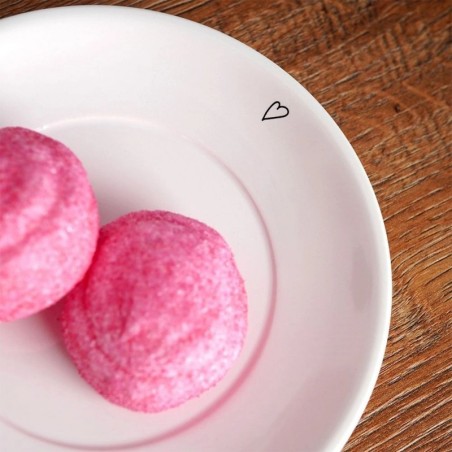 Väike keraamiline taldrik, valge HEART tal... | FreshDesign.ee