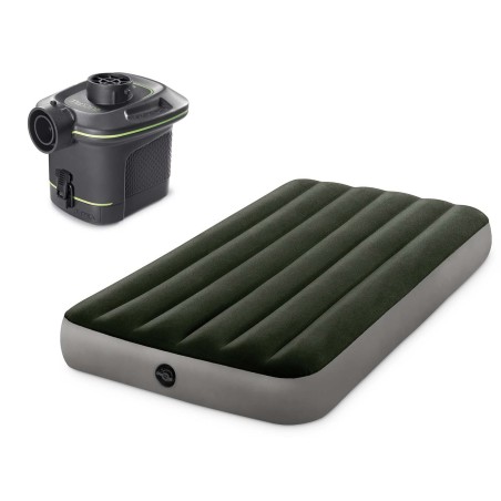 Täispuhutav madrats elektripumbaga ühele inimesele, INTEX 64777, 191x99x25 cm