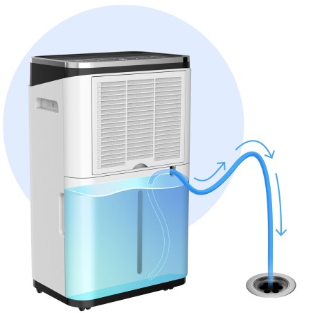 Õhukuivati kompressoriga, Wi-Fi, hügrostaatiga, 25 l/24h, valge