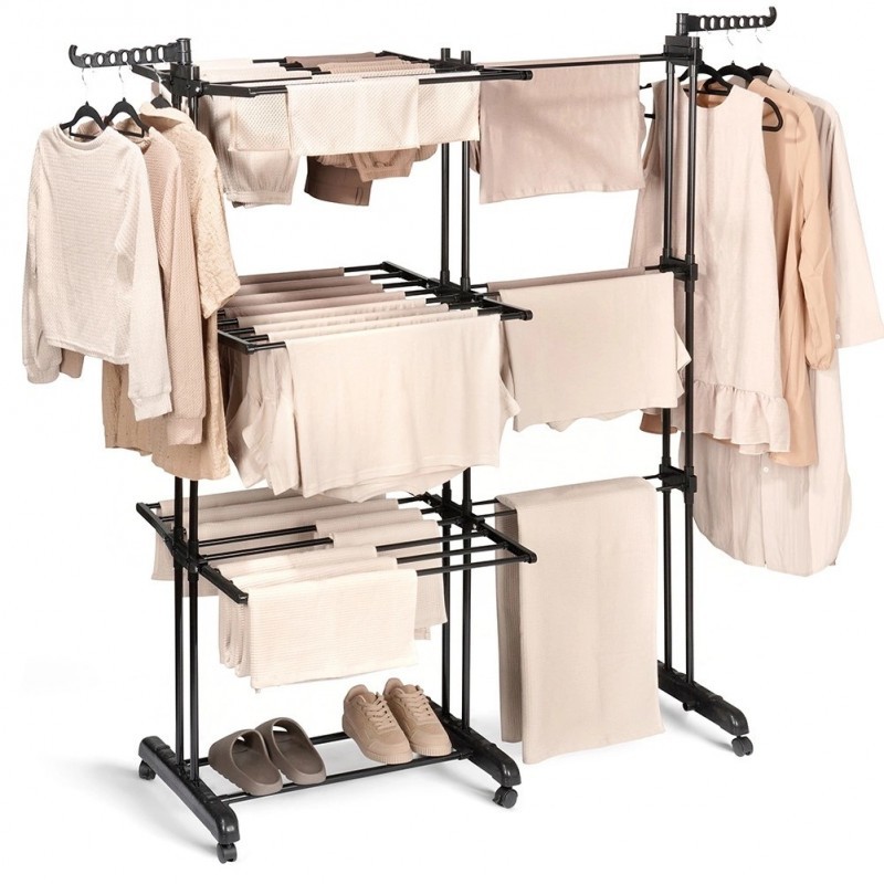 Pesukuivati ​​metallist must vertikaalne p... | FreshDesign.ee