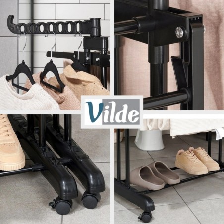 Pesukuivati ​​metallist must vertikaalne p... | FreshDesign.ee