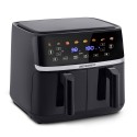 Õhkfritüür kahekambriline rasvavaba 1700W, must, 10,2 liitrit