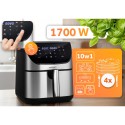Õhkfritüür 8 liitrit, 1700 W, hõbe