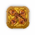 Küpsetuspaberist vooderdised fritüürile, kandilised, 16x16 cm, 100 tk