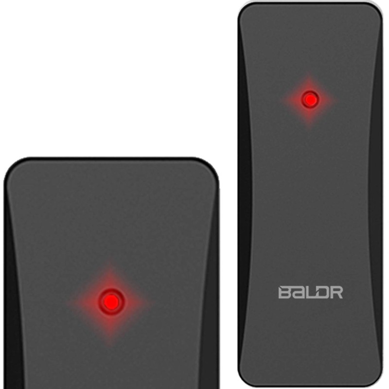 Ilmajaama andur, traadita, temperatuuri- ja niiskusmõõtja, must, 2 x 3,8 x 10 cm