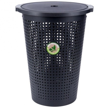 Pesukorv, plastik, must 35 liitrit | FreshDesign.ee