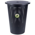 Pesukorv, plastik, must 35 liitrit | FreshDesign.ee