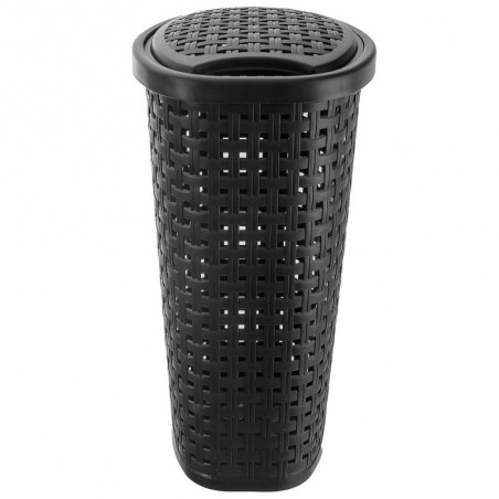 Pesukorv, plastik, must 45 liitrit | FreshDesign.ee