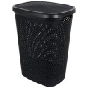 Pesukorv, plastik, must 60 liitrit | FreshDesign.ee