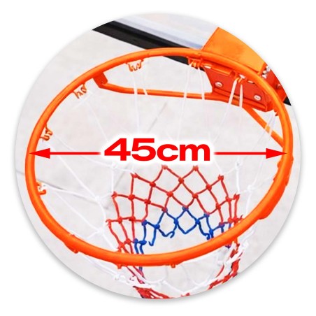 Reguleeritav korvpallikorv 160-305cm, stabiilne, suur Neo-Sport NS-284