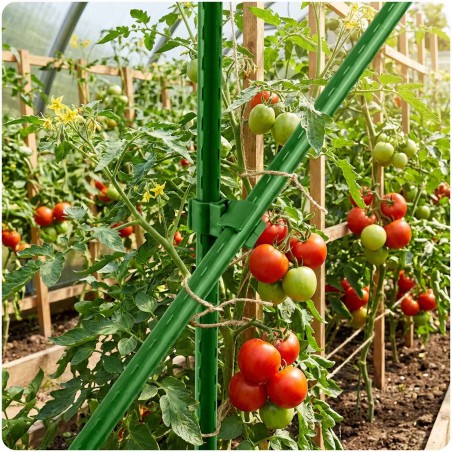 Polusühendused 11mm tüüp 2 tomatitaimedele Plonos PL-941 roheline 10tk