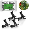 11mm A-tüüpi poolusliitmikud tomatitaimedele Plonos PL-941 must 4tk