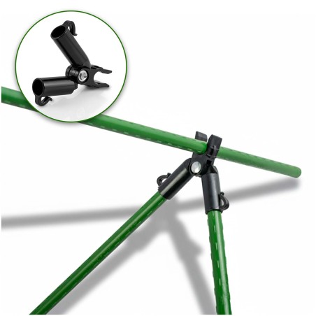 11mm A-tüüpi poolusliitmikud tomatitaimedele Plonos PL-941 must 4tk