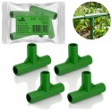 11 mm tüüpi 3-pooluselised pistikud tomatitaimede jaoks Plonos PL-941 roheline 4tk