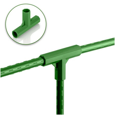11 mm tüüpi 3-pooluselised pistikud tomatitaimede jaoks Plonos PL-941 roheline 4tk