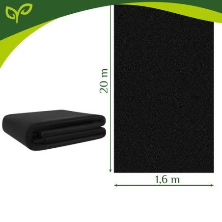 Must geotekstiil 1,6x20m 50g/m2