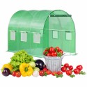 Aiatunnel kasvuhoone 3×2×2 m, 6 m², metallkarkassiga ja UV-kindla kattega