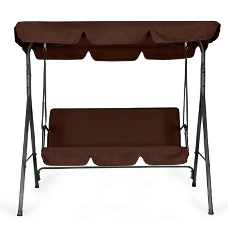 Aiakiik 3-kohaline terasraamiga, pruun