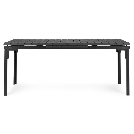 Pikendatav aialaud 180–240 cm 12 inimesele, teras ja HDPE, hall