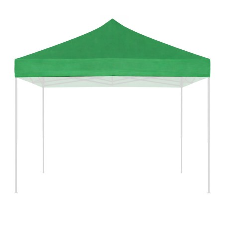 Katusekate 3x3 m aiapaviljon telgile 420D, PVC, roheline