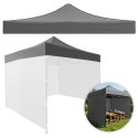 Aiapaviljoni telgi katusekate 3x3 m 420D PVC, hall