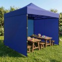Katusekate 3x3 m aiapaviljoni telgile 420D PVC, sinine,
