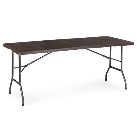 Toitlustuskomplekt 180 cm peolaud + 2 pinki, pruun 