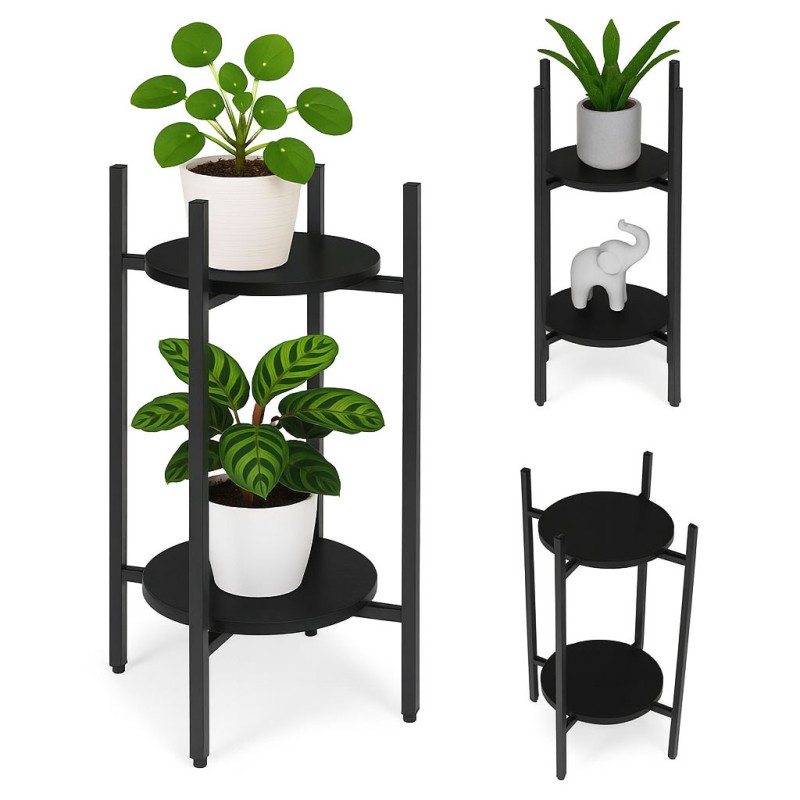 Lillepostament taimealus, 2 tasandit, must