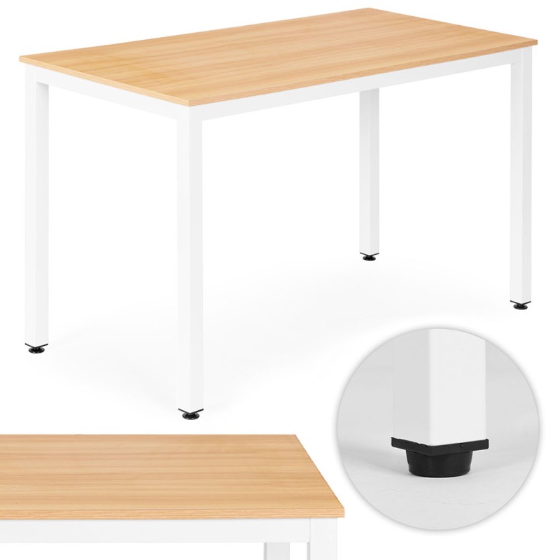 Söögilaud kööki ja söögituppa 4-5 inimesele, arvutilaud 120x60 cm, hele tamm