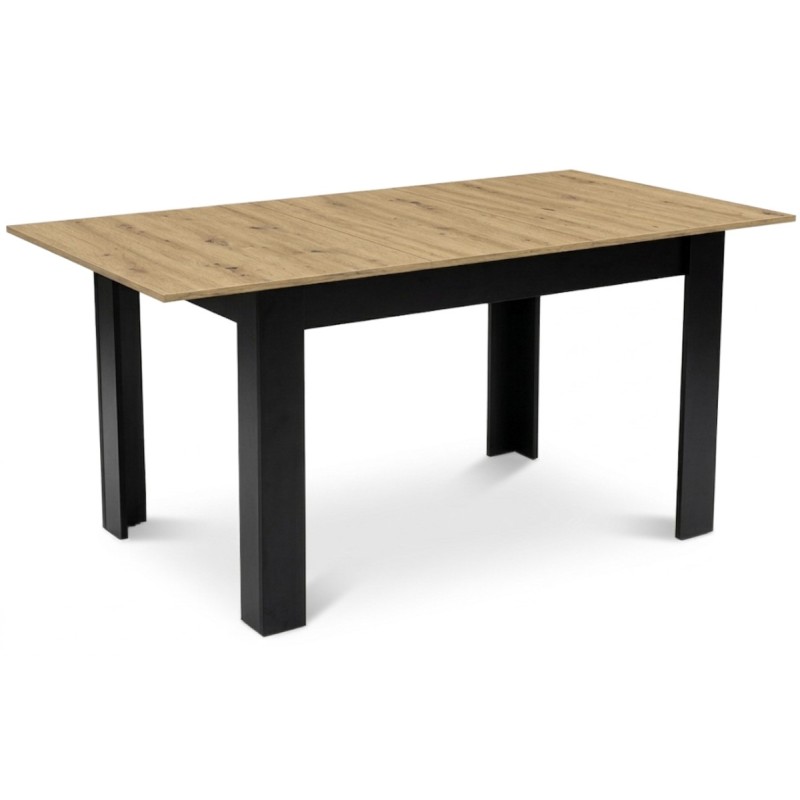 Ristkülikukujuline pikendatav laud 120–160 × 80 cm kööki ja söögituppa, 4–6 inimesele, käsitöötamm