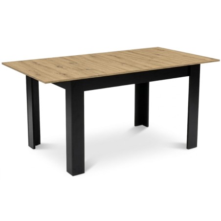 Ristkülikukujuline pikendatav laud 120–160 × 80 cm kööki ja söögituppa, 4–6 inimesele, käsitöötamm