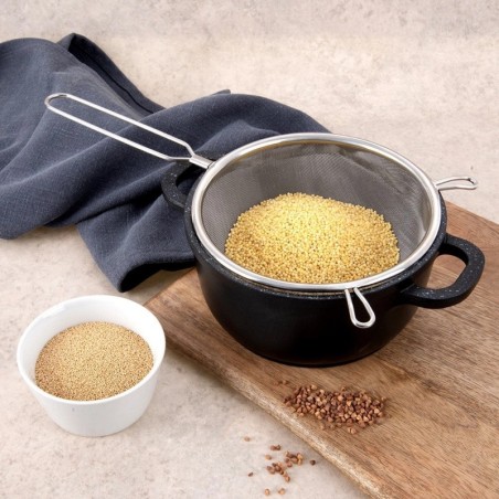 Terasest köögisõel käepidemega 16 cm