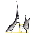 Rebounder kahepoolne jalgpallitreening laskeharjutuseks 220x120 cm, MOVEPRO