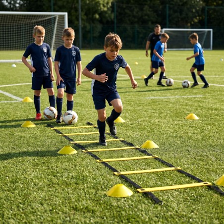 Koordinatsiooni agility redel harjutusteks 6 m jalgpalli treeningkomplekti koonused kott, MOVEPRO