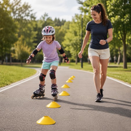 Koordinatsiooni agility redel harjutusteks 6 m jalgpalli treeningkomplekti koonused kott, MOVEPRO