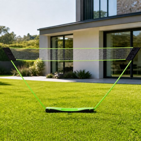 Sulgpallikomplekt 300x156 cm kokkupandav võrkreketid shuttlecocks kohver, MOVEPRO