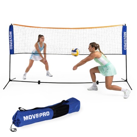 Universaalne 305x140 cm 3-in-1 reguleeritav võrk sulgpalli võrkpallitennisele koos kotiga, MOVEPRO