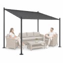 Aia terrassi pergola 3x3 m, teras, lehtla varikatus, hall