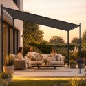 Aia terrassi pergola 3x3 m, teras, lehtla varikatus, hall