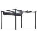 Aiaterrassi pergola 3x4 m, teras, lehtla, varikatus, hall