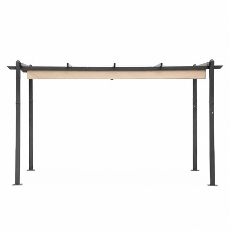 Aiaterrassi pergola 3x4 m, teras, lehtla varikatus, beež