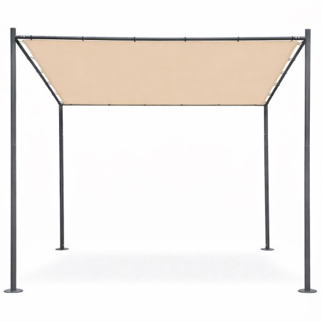 Terrassi aia pergola 3x3 m terasest varikatus beež 
