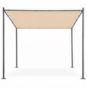 Terrassi aia pergola 3x3 m terasest varikatus beež 
