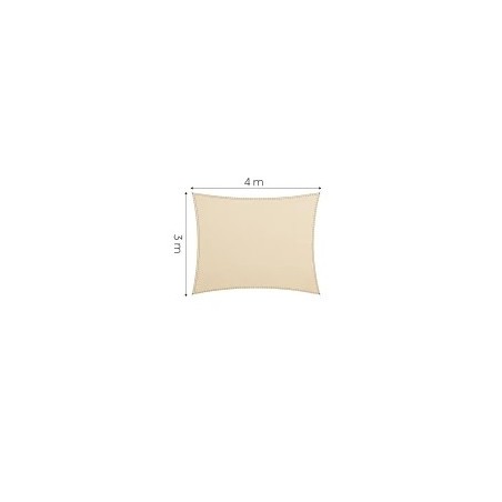 Ristkülikukujuline päikesepuri 3x4m beež | FreshDesign.ee