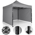 Aiapaviljon telk 3 seina 3 x 3m hall